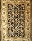 Isolated view of Talia Traditional Multicolor Hand Knotted New Zealand Wool Rug, showcasing its intricate, ornate design.