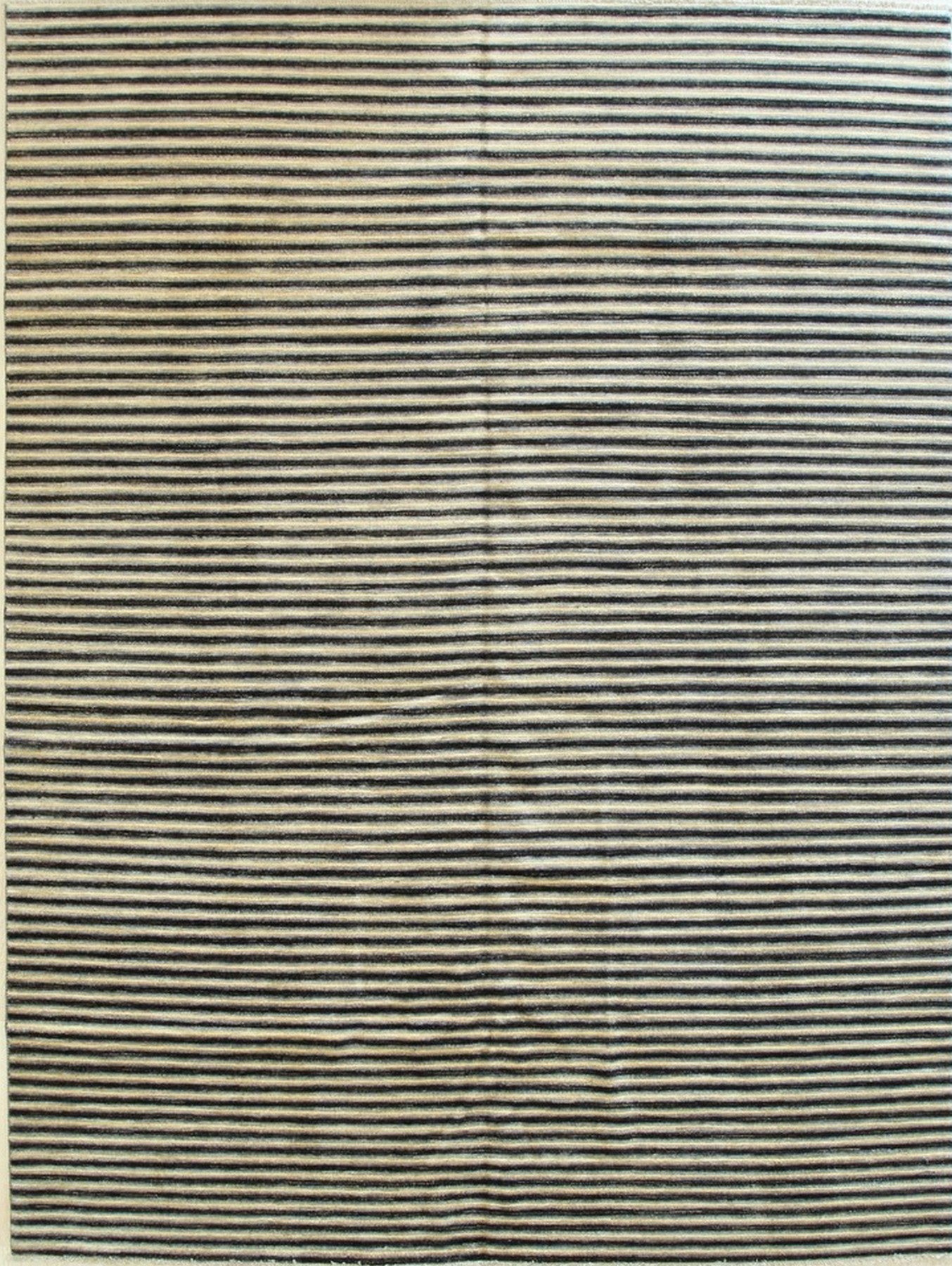 Isolated view of Isla Striped Multicolor Hand Knotted Wool Rug, showcasing its design.