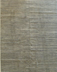 Isolated view of Isla Striped Multicolor Hand Knotted Wool Rug, showcasing its design.