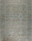 Isolated view of Timeless Oushak Pink Hand Knotted Wool Rug, showcasing its design.