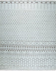 Isolated view of Jasmine Moroccan Ivory Hand Knotted Wool Rug, showcasing its design.