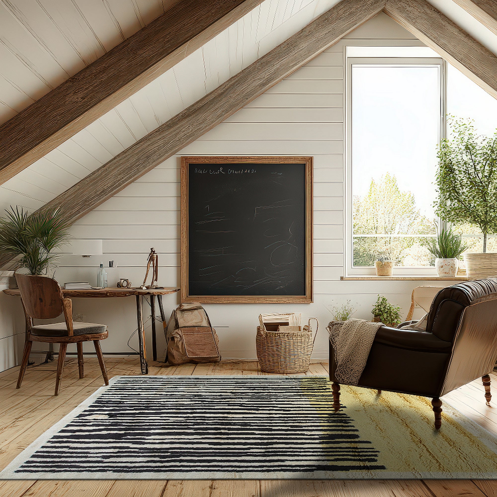 Mira Iris Yellow Hand Knotted Wool Rug, vibrant yellow hand-knotted wool rug with a subtle, abstract iris design, shown in a brightly lit room setting.