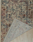 Enchanting Chic Multicolor Machine Made Wool & Viscose Rug, its vibrant blend of hues and machine-crafted texture adding warmth and style to the room.