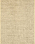 Isolated view of Quinn Artisan Ivory Hand Tufted Wool Rug, showcasing its design.