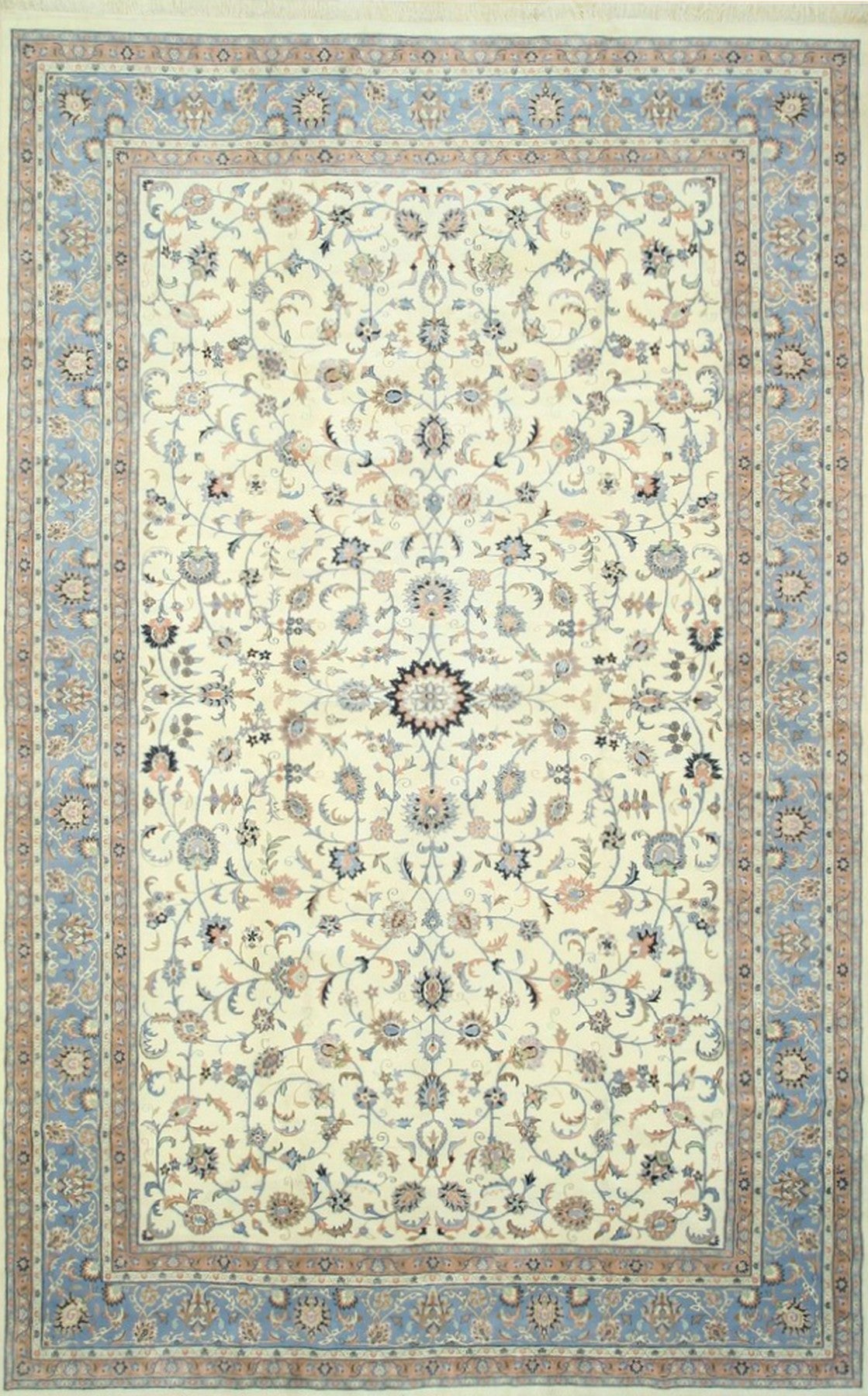 Isolated view of Radiant Oriental Multicolor Hand Knotted Wool Rug, showcasing its design.