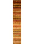 Lush Striped Red Flatweave Wool Rug, vibrant stripes of red and lighter hues dance across this flatwoven wool rug, lending a warm and textured feel to the space.