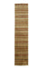 Isolated view of Ella Rustic Orange Handmade Wool Rug, showcasing its rustic, textured weave and warm color palette.