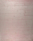 Isolated view of Rhea Moroccan Pink Hand Knotted Wool Rug, showcasing its design.