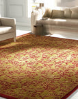Celia Unique Ivory Hand Knotted Afghan Wool Rug
