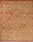 Celia Unique Ivory Hand Knotted Afghan Wool Rug