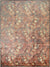 Isolated view of Sarrah Violet Red Hand Knotted Afghan Wool Rug, showcasing its intricate, geometric design.