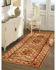 Handcrafted Dazzling Beige Hand Knotted Afghan Wool Rug