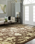 Luxurious Elena Blue Hand Knotted Afghan Wool Rug