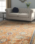 Maya Mohair Oushak Brown Hand Knotted Rug