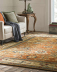 Maya Mohair Oushak Brown Hand Knotted Rug