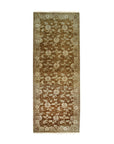 Handmade Wool Beige Transitional All Over Ningxia Rug