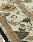 Handmade Wool Ivory Transitional All Over Ningxia Rug, Made in India - additional view