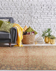 Lydia Jasmine Red Hand Knotted Wool Rug, vibrant red and ivory wool rug featuring an intricate, traditional floral pattern, displayed on a polished wooden floor, offering warmth and elegance to a living space.