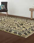 Willow Lydia Gold Hand Knotted Wool Rug
