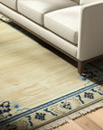 Lila Timeless Beige Hand Knotted Wool Rug