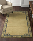 Lila Timeless Beige Hand Knotted Wool Rug