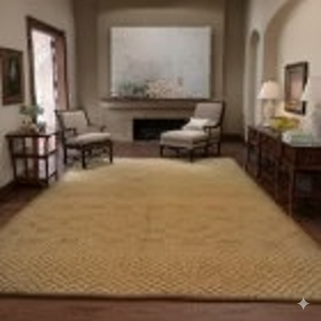 Rhea Majestic Brown Hand Knotted Wool Rug