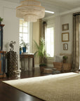 Rhea Majestic Brown Hand Knotted Wool Rug