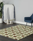 Talia Artistic Green Hand Knotted Wool Rug