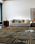 Sumptuous Giselle Brown Hand Knotted Wool Rug