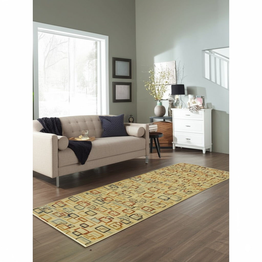Sandstone Serenity Beige Handmade Wool Ningxia Rug