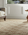 Louie Vibrant Brown Hand Knotted Wool Rug