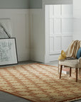 Louie Vibrant Brown Hand Knotted Wool Rug