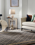 Bespoke Vibrant Brown Hand Knotted Wool Rug