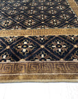 Bespoke Vibrant Brown Hand Knotted Wool Rug, showcasing a warm, inviting atmosphere. Earthy brown tones and intricate hand-knotted texture define this wool rug, lending depth and sophistication to the space.