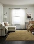Exquisite Yara Brown Hand Knotted Wool Rug