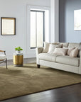 Exquisite Yara Brown Hand Knotted Wool Rug
