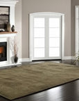 Exquisite Yara Brown Hand Knotted Wool Rug