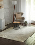 Celia Stylish Gold Hand Knotted Wool Rug