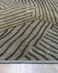 Nadia Mira Beige Nan Rug, textured close-up highlighting the rug's beige Nan weave and subtle, comforting texture.