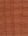 Inviting Maya Rust Flatweave Wool Rug, showcasing its design.
