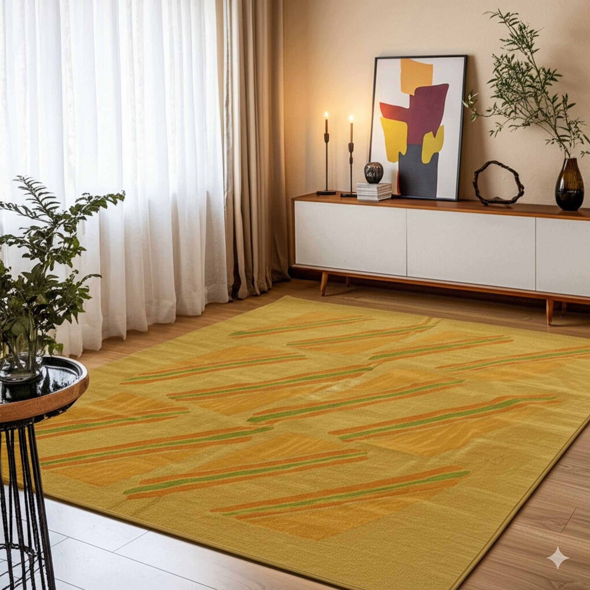 Sloane Maya Beige Flatweave Wool Rug