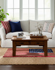 Maya Dazzling Usa Flatweave Wool Rug