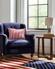 Maya Dazzling Usa Flatweave Wool Rug
