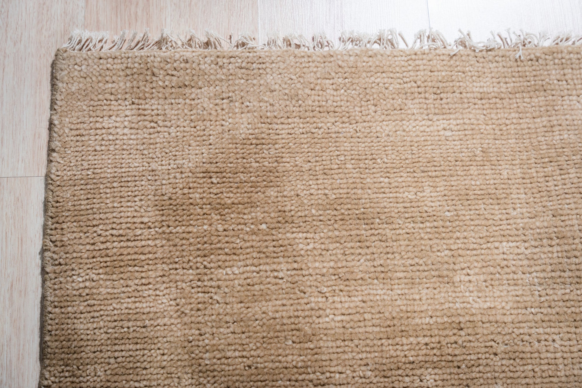 Sandstone Serenity Brown Hand-Knotted Wool Rug