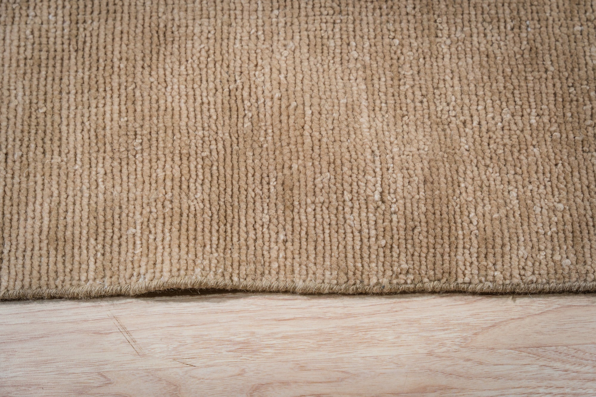 Sandstone Serenity Brown Hand-Knotted Wool Rug