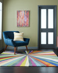 Louie Enchanting Multicolored Hand Tufted Wool Rug