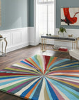Louie Enchanting Multicolored Hand Tufted Wool Rug