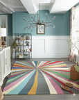 Louie Enchanting Multicolored Hand Tufted Wool Rug