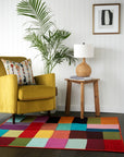 Captivating Amara Multicolored Hand Tufted Wool Rug