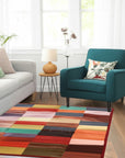 Captivating Amara Multicolored Hand Tufted Wool Rug
